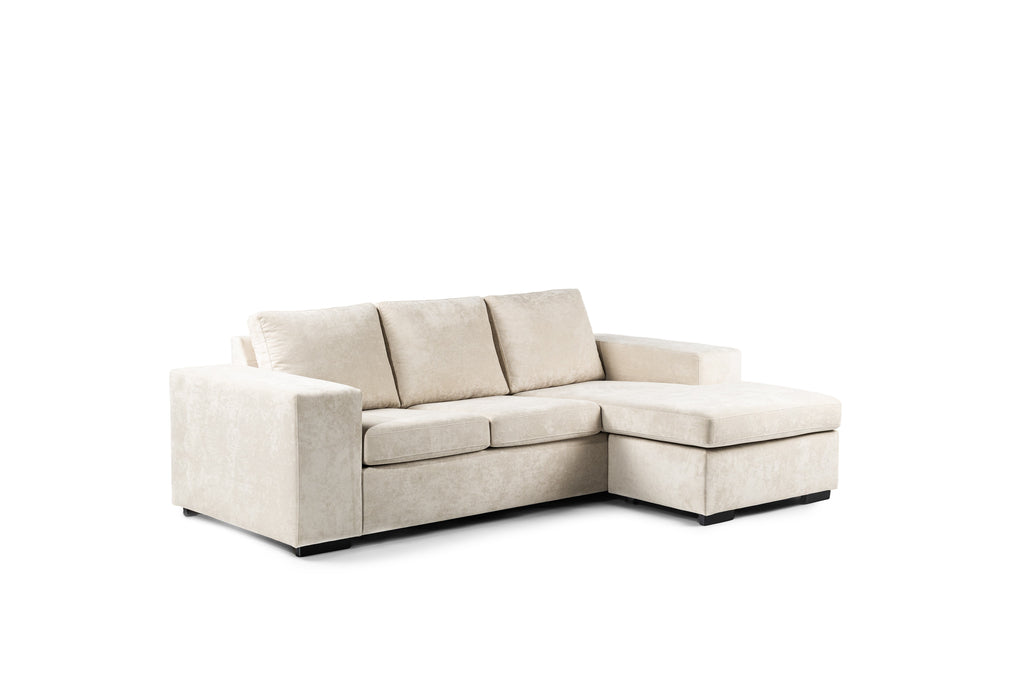 Niceey 3 zits bank CL L+R, stof Hotel Chique, H460 beige