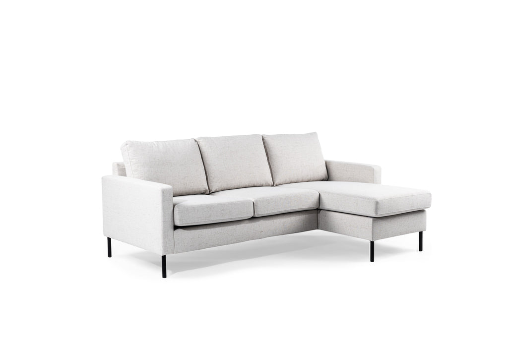 Niceey 3 zits bank CL L+R, stof Valente, V920 naturel