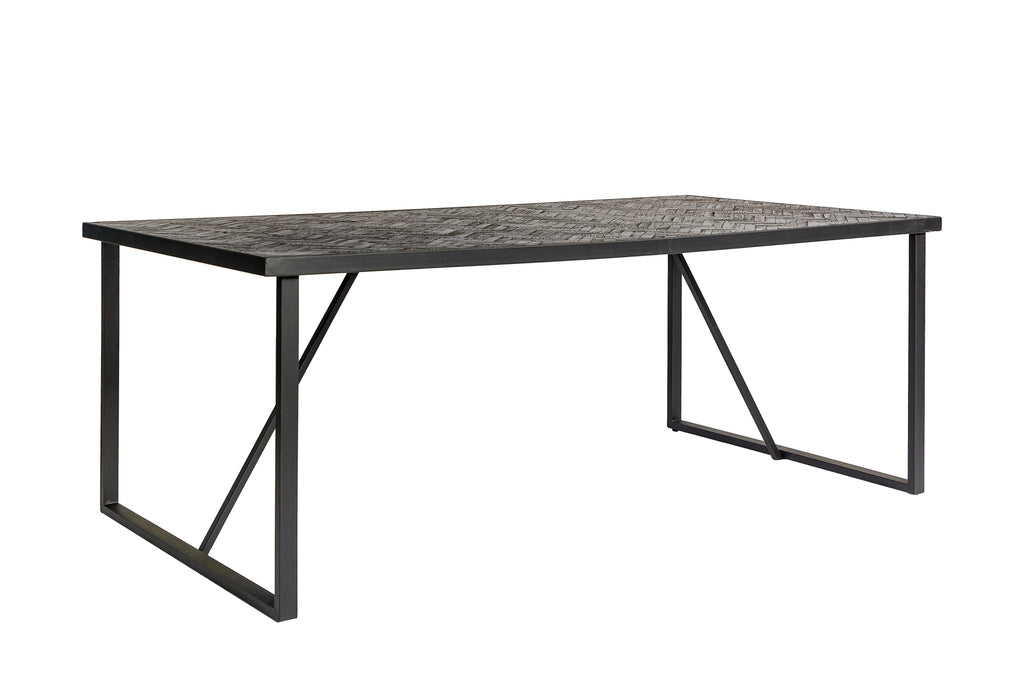 Niceey Eetkamertafel, 160x90, B340 zwart