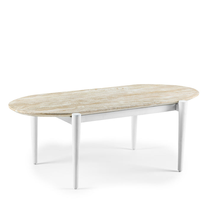 Niceey Salontafel ovaal, 120x60 cm, B215 golden pure