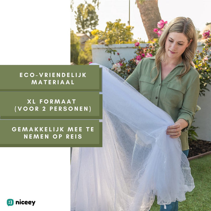 Niceey Klamboe XXL - 2 Persoons -  Wit