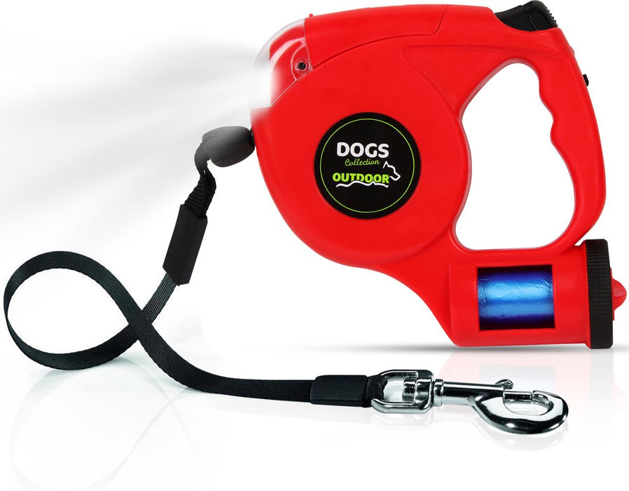 Niceey Hondenriem - 5 Meter - Rood