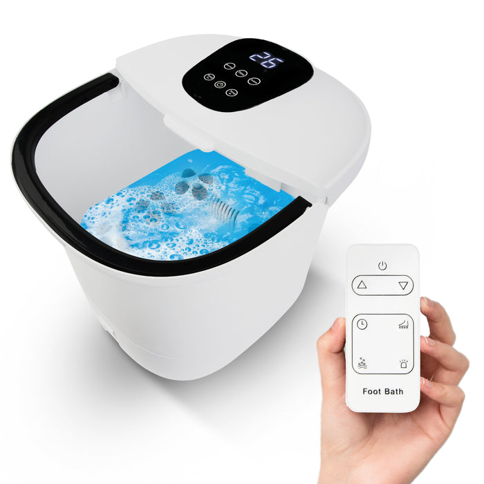 Niceey Massage Voetenbad 3XL – met Automatische Rollers - Wit