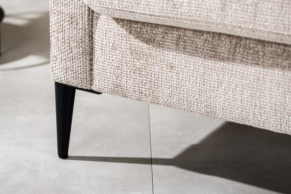 Niceey 1 zits fauteuil, stof Elite, E720 champagne