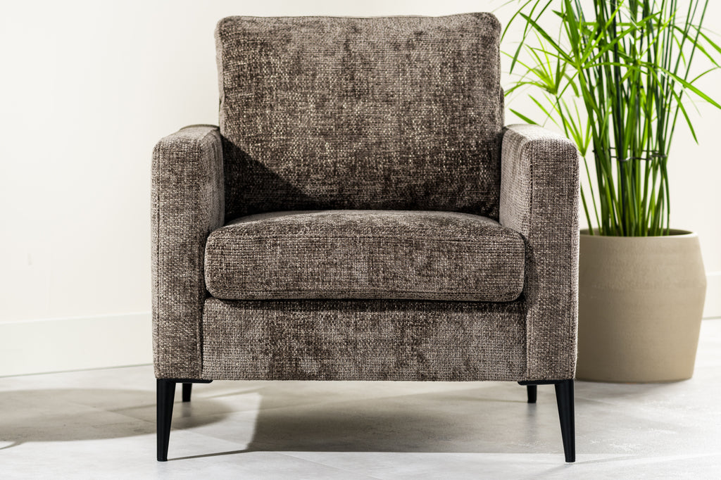 Niceey 1 zits fauteuil, stof Elite, E840 bruin