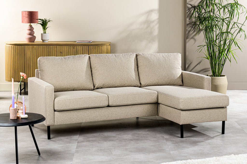 Niceey 3 zits bank CL L+R, stof Dillon, D460 beige