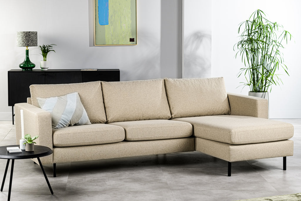 Niceey 3 zits bank CL L+R, stof Dillon, D460 beige