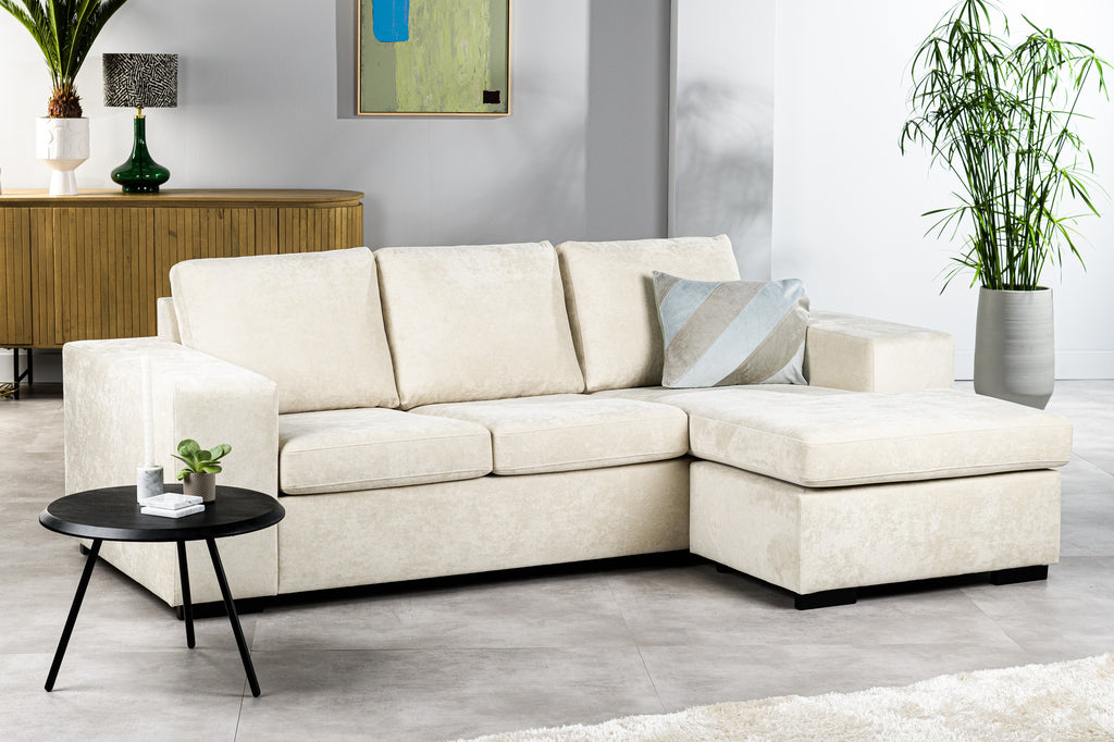 Niceey 3 zits bank CL L+R, stof Hotel Chique, H460 beige
