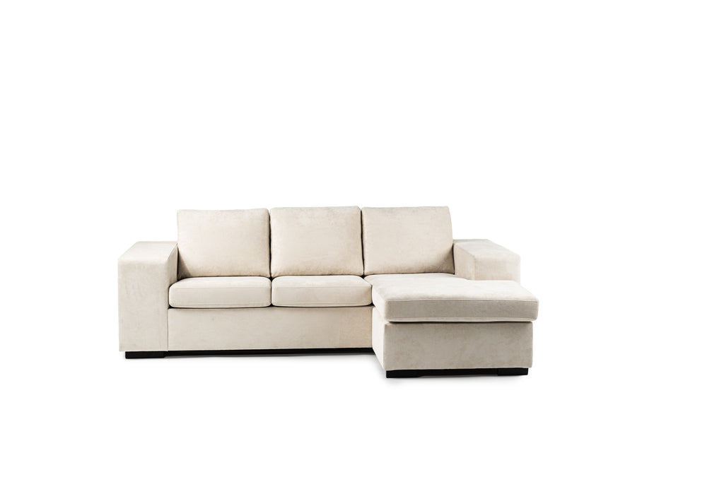 Niceey 3 zits bank CL L+R, stof Hotel Chique, H460 beige