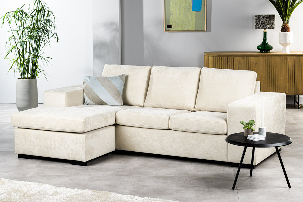Niceey 3 zits bank CL L+R, stof Hotel Chique, H460 beige