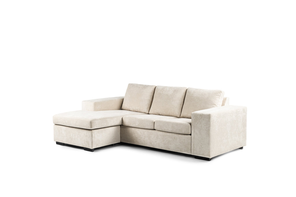 Niceey 3 zits bank CL L+R, stof Hotel Chique, H460 beige