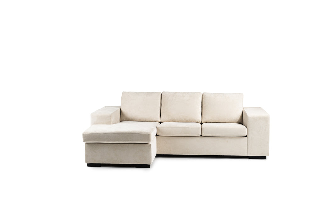 Niceey 3 zits bank CL L+R, stof Hotel Chique, H460 beige