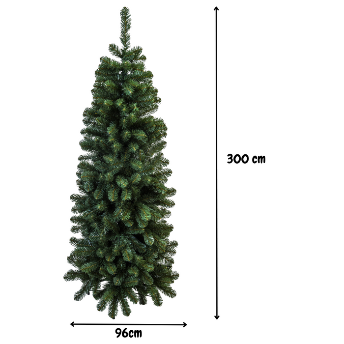 Niceey Kunstkerstboom - Kunststof - Metalen Standaard  - 300 cm