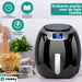 Niceey Airfryer XXL - Heteluchtfriteuse - 1800W - 8,0L - Incl. Kookboek - Zwart