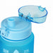 Niceey Waterfles - Drinkfles met Tijdmarkeringen - Bidon - Sportfles - 1 Liter - Drinkbeker - BPA vrij