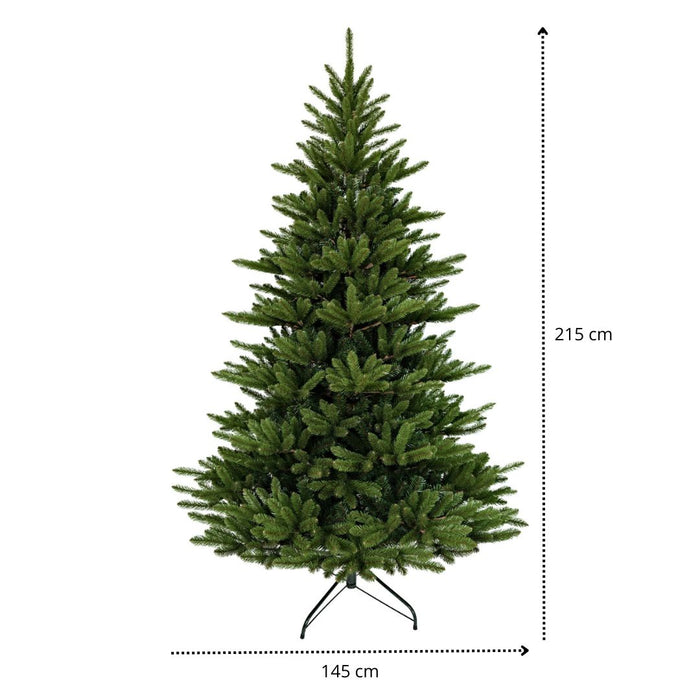 Niceey Kunstkerstboom - Groen - Metalen Standaard - 215 cm