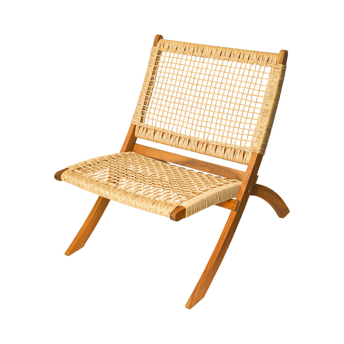 Niceey Rotan Loungestoel - vouwbaar - FSC bamboe/Hout