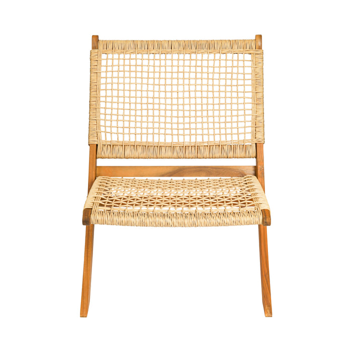 Niceey Rotan Loungestoel - vouwbaar - FSC bamboe/Hout