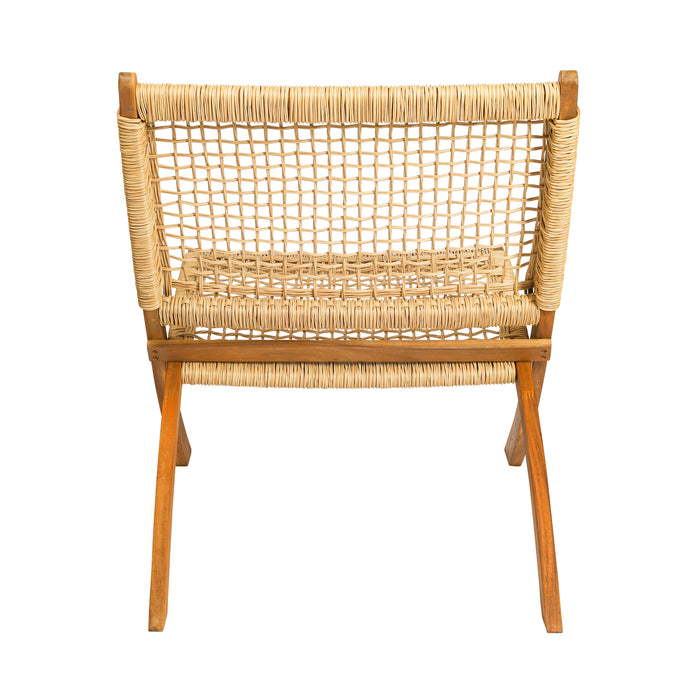 Niceey Rotan Loungestoel - vouwbaar - FSC bamboe/Hout