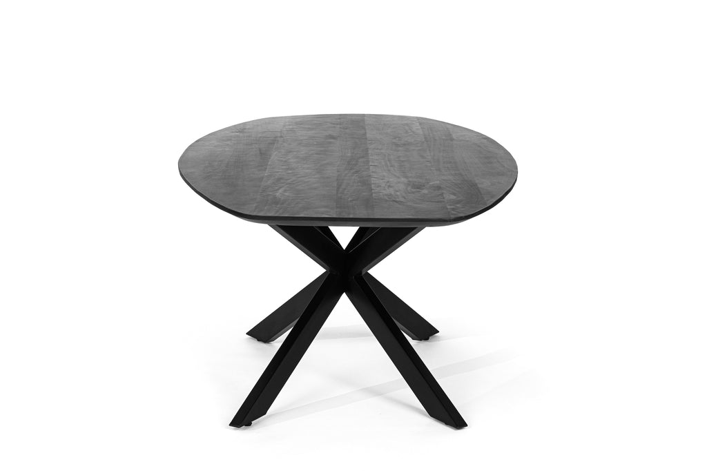 Niceey Eetkamertafel ovaal, 230x110 cm, M340 zwart