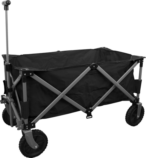 Niceey Bolderkar - Opvouwbaar - 80KG Draagkracht - 94L - Inklapbare Bolderwagen/Transportwagen - 2 Standen - Wasbaar Polyester - 98x45cm - Zwart