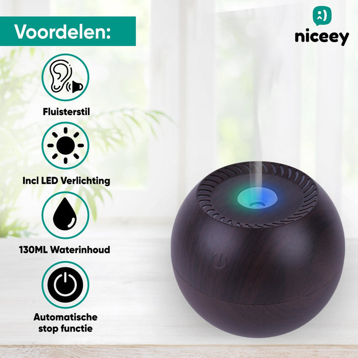 Niceey Aroma Diffuser - Zwart