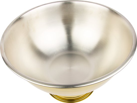 Niceey Champagneschaal - Champagnekoeler - Ijsemmer - Champagne Emmer - Champagne Bowl - RVS - Goud