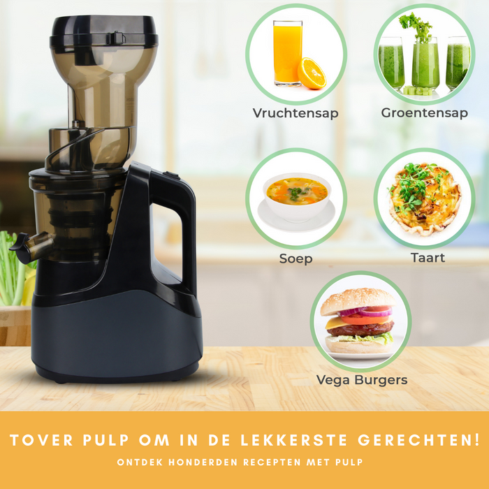 Niceey Slowjuicer - 900ml - Zwart