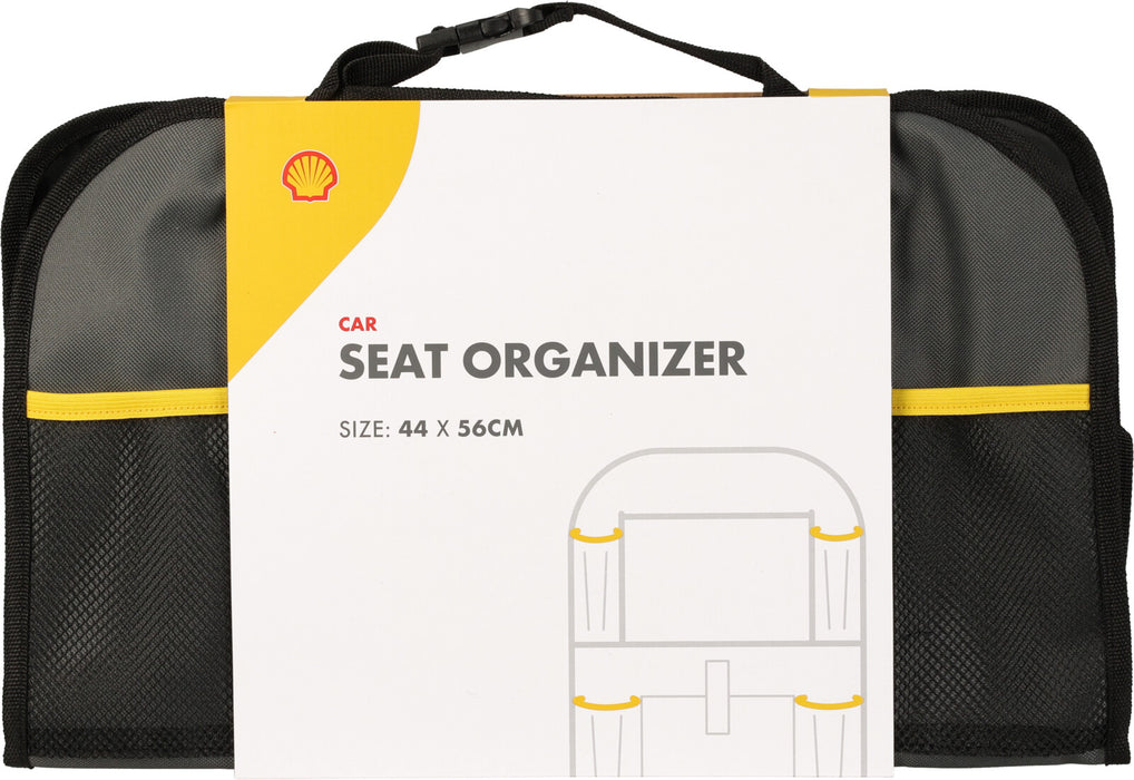 Shell Autostoel Organizer - met Tablet Houder - Zwart