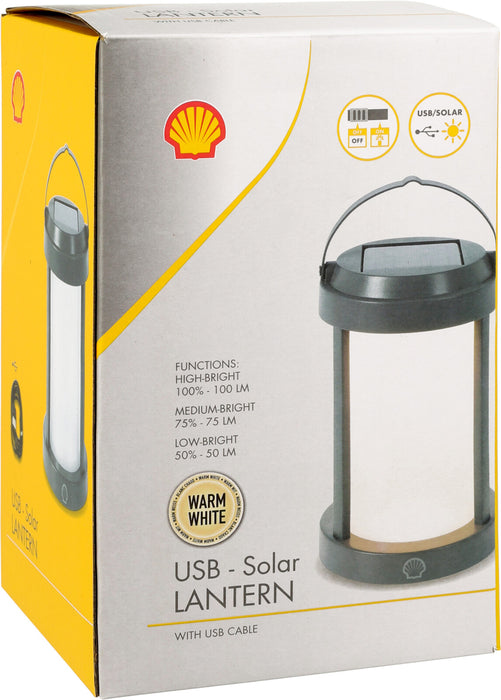 Shell Solarlamp Camping - Oplaadbaar - Tentlamp