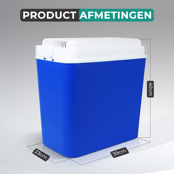 Geschiktheid wapenkamer Fonetiek Niceey Thermo Elektrische Koelbox - 24L - Koelt & Verwarmt - Blauw — Niceey  - waar luxe betaalbaar wordt