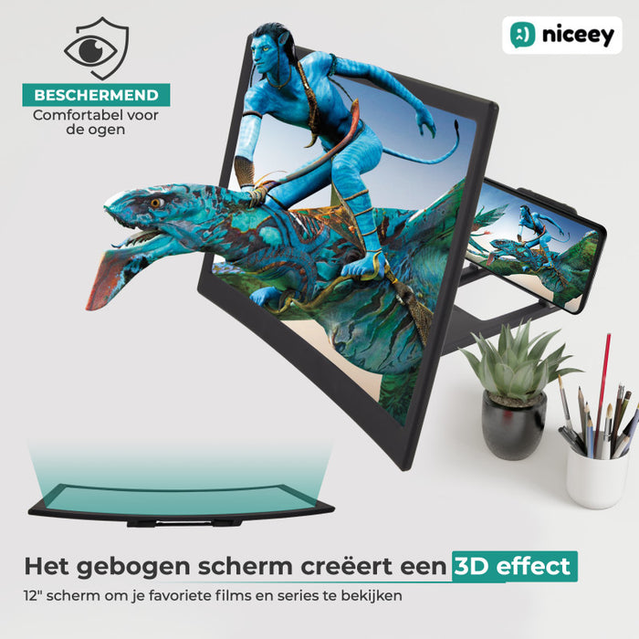 Niceey Beeldschermvergroter - Zwart