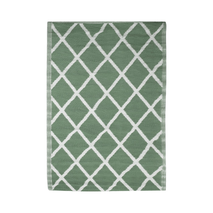 Niceey Buitenkleed - Tuintapijt - 120x180cm - Olive/Wit