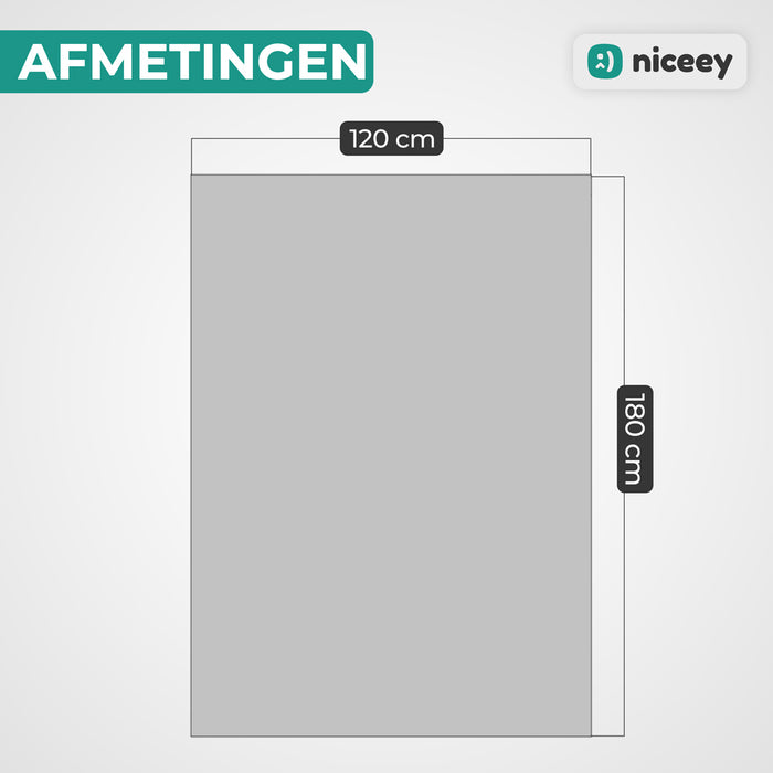Niceey Buitenkleed - Tuintapijt - 120x180cm - Olive/Wit